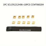T&ouml;&ouml;riista Kombinatsioon, CNC Frais, 10tk Karbiidtera, Roostevaba Teras, Malm., 1vnt SCLCR1212H06 + 10vnt peiliukai