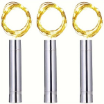 LED Muinasjutupudelituled 3tk,  &Scaron;iltai balta (3 PACK)