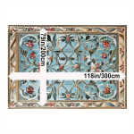 Luksuslik Kunstka&scaron;miir Lilleline Vaip, 79 * 118 colių / 200 * 300 cm