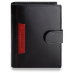 Meeste ehtsast nahast rahakott Stevens Z05, must