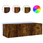 teleri seinakapp LED-tuledega，telerikapp，TV Kapp, suitsutamm, 100 x 35 x 31 cm CFE326536