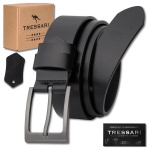 Meeste nahast v&ouml;&ouml;, 100% naturaalne nahk, must, TRESSARI p&uuml;kstele