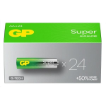 GP Super Alkaline AA patareid LR6 15A GP15A 1,5V, 24 tk