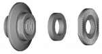 Tagumise rummu koonus, mutter ja distantspakett Shimano HB-4500