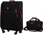 Medium Suitcase Wings DPR01 Black M + reisikott