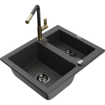 Pool-topelt graniidist valamu Mexen Carlos koos k&ouml;&ouml;gisegistiga Flora, must t&auml;piline - 6518-76-670401-70-B