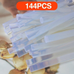 16tk/64tk/144tk Mini l&auml;bipaistev kuumliimipulk, ohutu tugev liimimiseks pidulikuks kaunistamiseks, 144 vnt