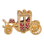 Faberge stiilis keiserlik kroonimismuna, ehtekarp vankriga