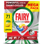 Fairy n&otilde;udepesumasina kapslid Platinum+ Lemon, 71 tk.