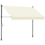 Markiis，sisset&otilde;mmatav varikatus, kreemjas, 250x150 cm, kangas/teras CFE714807