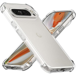 Silicone kaitse&uuml;mbris Google Pixel 9 Pro XL jaoks - Pehme l&auml;bipaistev TPU kaitse Phonillico&reg;