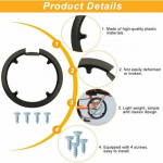 Muud jalgrattatarvikud, jalgratta keti kaitse, jalgratta keti kate 4 kruviga plastikust jalgratta p&otilde;hjaklambri kaitse MTB keti kaitse v&auml;nda kaitsekate 42T ja 44T jalgratta MTB maanteerattale,