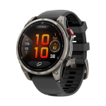 Garmin Fenix 8 Pro Sapphire 51mm Smart Watch Titanium with Graphite/Black Silicone Band