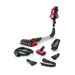 Bosch BCS711PET Unlimited 7 ProAnimal Rechargeable Vacuum Cleaner Black Red