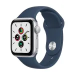 Apple Watch SE GPS 44mm Silver Aluminium Case with Sport Band Abyss Blue