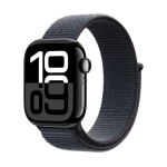 Apple Watch Series 10 4G 42mm Black Aluminium Case with Sports Loop Black