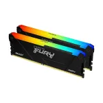 Kingston FURY Beast RGB 16GB (2x8GB) DDR4 3200MHz CL16 Desktop RAM Kit