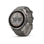 Garmin Fenix 9 Pro inReach Smartwatch Solar 47mm Titanium with Pebble Grey Silicone Band