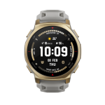Amazfit T-Rex 3 Pro 44mm Gold (Grey Silicone Strap)