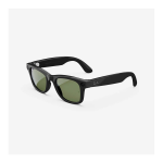 Ray Ban Meta Wayfarer Gen1 AI Glasses Size L Shiny Black G15 Green