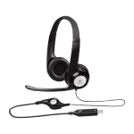 Logitech H390 Headset USB Type-A Black