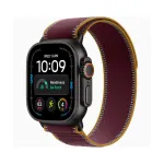 Apple Watch Ultra 4 (2026) 49mm Black Titanium Case with Burgundy Trail Loop M/L Burgundy Red