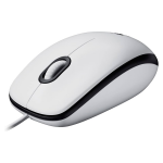Logitech B100 Wired Mouse 1000 DPI White