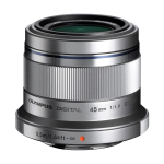 Olympus M.Zuiko Digital 45mm f/1.8 Lens Silver