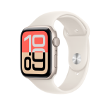 Apple Watch SE 3 (2025) GPS 40mm Starlight Aluminium Case with Sport Band S/M Starlight