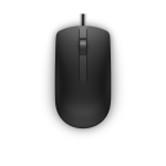 Dell MS116 Wired Optical Mouse Black