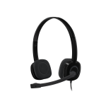 Logitech H151 Stereo headset Black