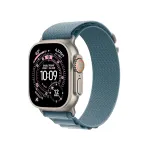 Apple Watch Ultra 3 49mm Titanium (Blue Nylon Strap S)