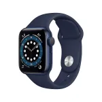 Apple Watch Series 6 GPS, 40mm Aluminium Case with Deep navy Sport Band Blue