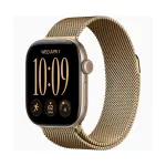 Apple Watch Series 12 42mm 5G Gold Titanium (Gold Milanese Strap)