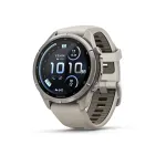 Garmin Fenix 9 Pro Smartwatch inReach 43mm Titanium with Shell Pink Autumn Orange Silicone Band