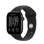 Apple Watch Series 12 GPS + Cellular 46mm Black Aluminium Case | Black Sport Band - M/L