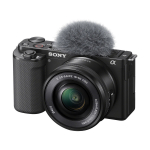Digital Mirrorless Camera Sony ZV-E10 with 16-50mm Lens Black
