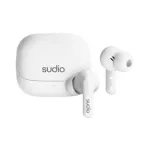 Sudio C8 Bluetooth Noise-Cancelling Earbuds with Microphone White