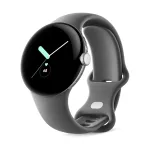 Watch Google Pixel Watch LTE 41mm Polished Silver Case with Sport Band Charcoal