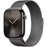Apple Watch Series 10 GPS + Cellular 42mm Slate Titanium Case with Sport Loop Slate Milanese