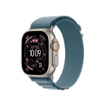 Apple Watch Ultra 3 (2025) GPS + 5G 49mm Natural Titanium Case with Alpine Loop M Light Blue