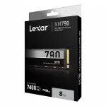 Lexar NM790 Hard drive SSD 8000GB M.2 2280 PCIe 4.0 NVMe