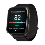 Garmin Venu X1 GPS Smart Watch Slate Titanium Case With Black ComfortFit Nylon Band