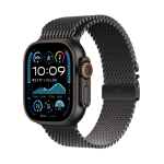 Apple Watch Ultra 2 LTE 49mm Titanium Case with Milanese Strap M Black