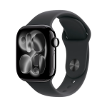 Apple Watch Series 11 (2025) 5G 42mm Black Aluminum Case with Black Sport band M/L