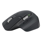Logitech MX Master 3S Wireless Mouse + Bluetooth 8000 DPI Graphite Black