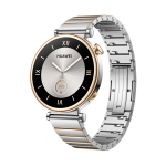 Huawei Watch GT4 41mm Gold with Silver Link Band