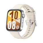 Huawei Watch Fit 4 Silver (White Rubber Strap)