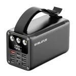 Evelatus Outdoor Power Bank 22.5W 60000mah 7 outputs 2 inputs Black