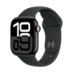 Apple Watch Series 10 4G 42mm Black Aluminium Case with Sport Band S/M Black